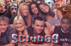 Some members of Sclub69 pose for a publicity shot